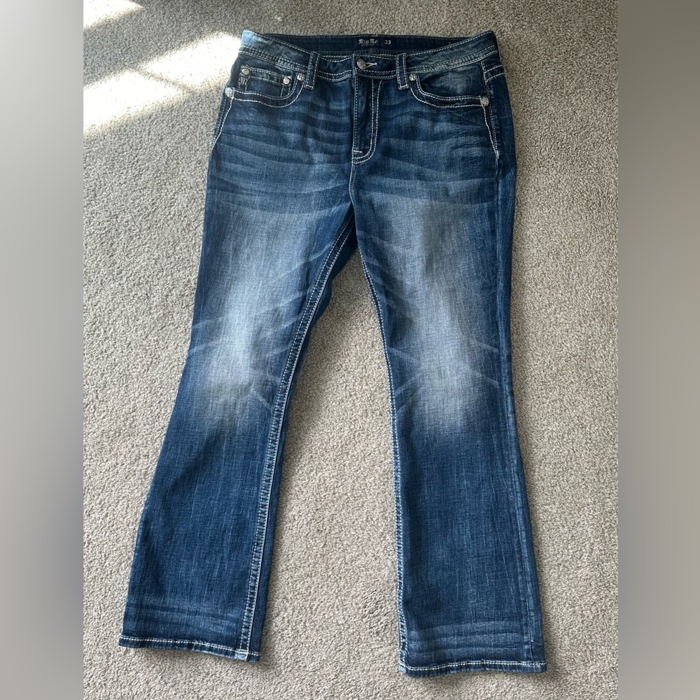 Practically new miss me curvy mid rise jeans